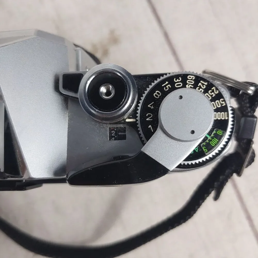 NEW BATTERY - Canon AE-1 Program 35mm SLR Film Camera BODY ONLY Silver - TESTED